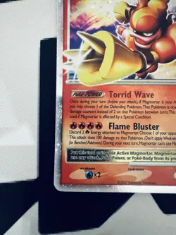 Pokemon TCG Magmortar LVL x Reverse Holo Rare 123/123 Mysterious Treasures - Image 5