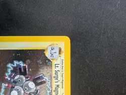 Lt. Surge's Magneton 8/132 Holo Team Rocket Pokemon -NM - Image 3
