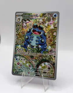 Pokemon TCG Seismitoad 105/086 Sv: Black Bolt Holo Illustration Rare ENG - Image 2
