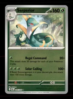 Serperior 006/088 Rare Perfect Order Pokemon Reverse Holo Near Mint - Image 1
