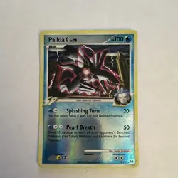 Nintendo Palkia G SP 12/127 Platinum Reverse Holo Rare English 2009 HP100 - Image 1