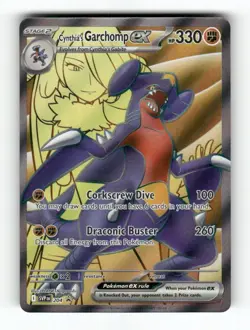 Cynthia's Garchomp ex - 204 - Scarlet & Violet Promo - Pokemon - Promo - Holo NM - Image 1