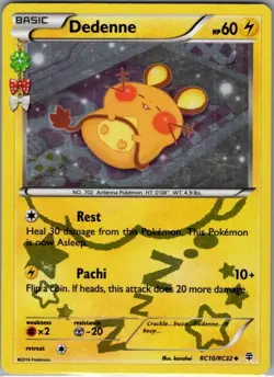 Dedenne RC10/RC32 Holo Generations: Radiant Collection - Pokemon Card - NM - Image 1