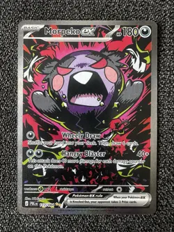 Morpeko ex Special Illustration Rare Pokemon Pitch Black ME05 SIR Holo 117/084 - Image 1