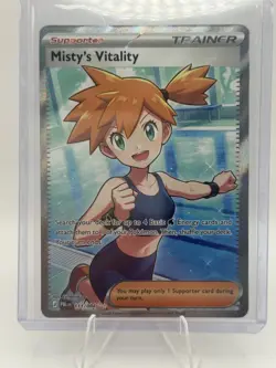 Misty's Vitality Pitch Black 111/084 Pokemon - Image 1