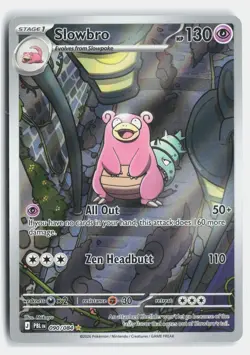 Slowbro 090/084 Illustration Rare Pitch Black Pokemon Holo Near Mint - Image 1