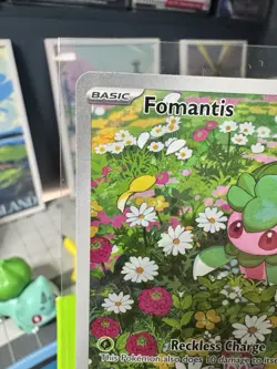 Fomantis 085/084 Pokemon TCG Pitch Black Illustration Rare English NM - Image 3