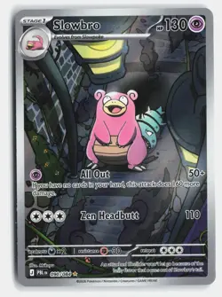 Slowbro 090/084 Illustration Rare Pitch Black Pokemon Holo Near Mint - Image 1