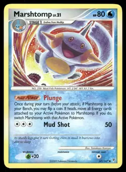 Marshtomp 67/147 Uncommon Supreme Victors Pokemon Lightly Played - Image 1