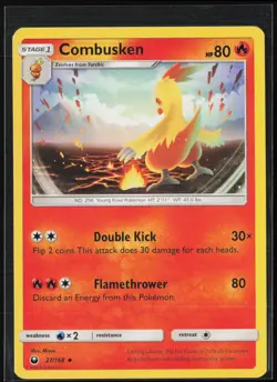Combusken 27/168 Uncommon Celestial Storm Pokemon Near Mint - Image 1