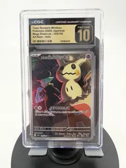 Pokemon TCG Team Rocket's Mimikyu 205/193 Holo CGC 10 JP 2025 - Image 1