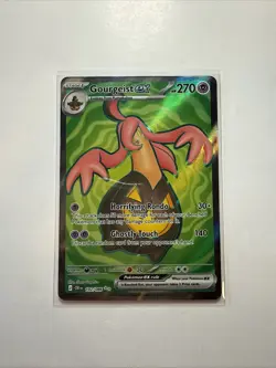 Gourgeist ex 102/086 Ultra Rare ME04 Chaos Rising Pokemon Holo NM - Image 1