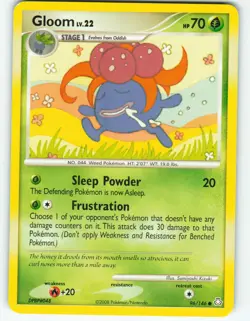 Gloom - 96/146 Legends Awakened - Pokemon TCG - 2008 - Image 1
