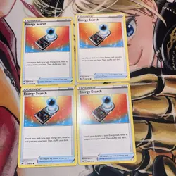 4x Energy Search - NM Playset - Trainer x4 - Pokemon TCG - Image 2