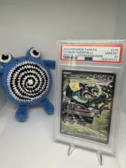 Pokemon Cornerstone Mask Ogerpon EX 215/167 Twilight Masquerade SIR #215 PSA 10 - Image 1