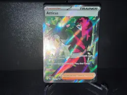 2025 Pokemon Atticus 133 Prismatic Evolutions Full Art Trainer Ultra R Card NM+ - Image 1