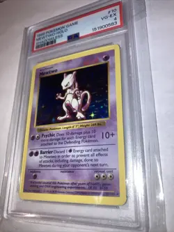 1999 Pokemon Shadowless Mewtwo Holo #10 PSA 4 - VG-EX WOTC Vintage Base Set - Image 1
