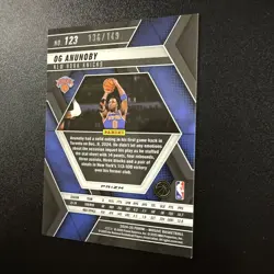 2024-25 Panini Mosaic Og Anunoby /149 Blue Seismic Prizm Knicks Color Match NM - Image 3