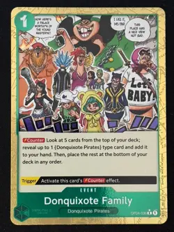 Donquixote Family (OP04-036) (Textured Foil) - (PRB-01) - One Piece - Image 1