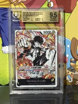 2024 ONE PIECE THE THREE BROTHERS MONKEY D. LUFFY ALT ART BGS 9.5 - Image 1