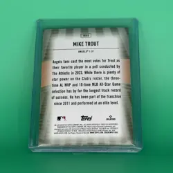 Topps 2024 Series 1 Mike Trout Home Field Advantage #HFA-8 Angels - Image 2