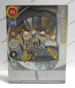 Bakugan Card - Sun Arena - Silver Gate Card - BA447 - 8/48i - 2008 - Image 1
