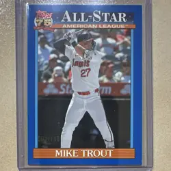 Topps 2026 Series 2 Mike Trout Angels All-Star AL #91AS-4 SN 062/150 - Image 1