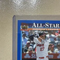 Topps 2026 Series 2 Mike Trout Angels All-Star AL #91AS-4 SN 062/150 - Image 3