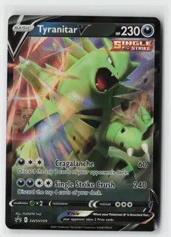 SWSH: Sword & Shield Promo Cards #SWSH109 Tyranitar V - Image 1