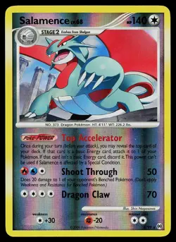Pokemon Card - Salamence Arceus 8/99 Reverse Holo Holo Rare - Image 1