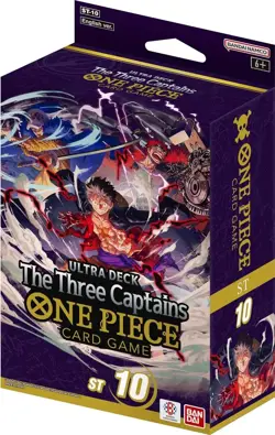 Bandai One Piece The Three Captains Ultra Deck - 51 Cards (ST-10) 810059783508 - Image 1