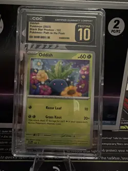 Oddish SVP 102 Black Star Promo Pokemon Card Path to the Peak CGC Pristine 10 - Image 1