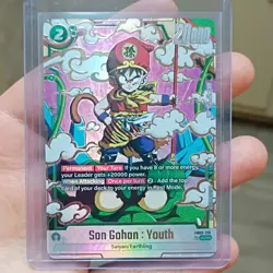 Son Gohan: Youth FB03-139 FB03 SCR Foil Extra Card (English) - Image 1