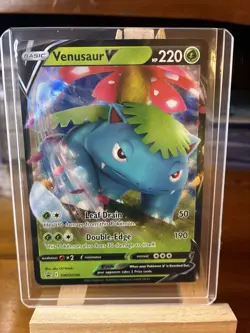 Venusaur V SWSH100 SWSH: Sword & Shield Promo Cards Holo - Image 1