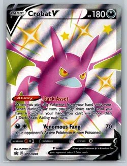 Crobat V Holo Promo SWSH: Sword & Shield Promo Cards SWSH098 NM - Image 1