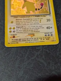 Ampharos 1/64 Neo Revelation 2000 Holo Rare Pokemon Card TCG SWIRL DMG - Image 4