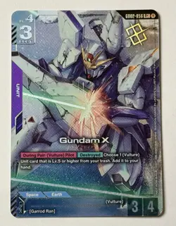 Gundam CCG: (Gundam X) R+ Winner Alt Art GD02-056 - English Foil Card - Image 1