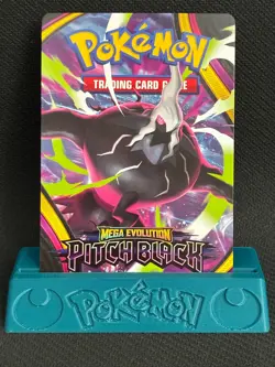 Mega Darkrai ex Trainer Tips Card from ME05: Pitch Black Build and Battle (NM) - Image 1