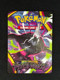 Mega Darkrai ex Trainer Tips Card from ME05: Pitch Black Build and Battle (NM) - Image 2