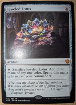 MTG Jeweled Lotus 319 Non-Foil Mythic Rare Commander Legends Artifact NM - Image 1