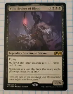 Vilis, Broker of Blood M20 122 Rare Core Set 2020 MTG R M20 122 Regular - Image 1