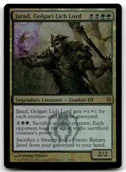 Jarad, Golgari Lich Lord #45 (Foil) (LP) Izzet vs Golgari DDJ Magic MTG - Image 1