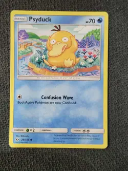 PSYDUCK - 28/149 - SUN & MOON BASE SET - COMMON - POKEMON CARD - Image 1