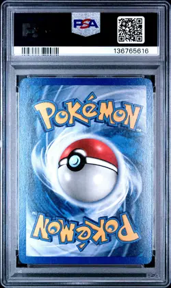 2002 POKEMON LEGENDARY COLLECTION #10 FLAREON-REVERSE FOIL PSA 8 - Image 2