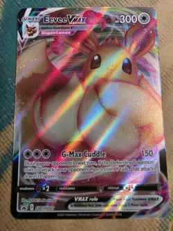 Eevee VMAX SWSH087 Holo Promo Sword & Shield Promo Pokemon Near Mint - Image 1