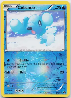 Cubchoo 36/99 Common Next Destinies Pokemon Reverse Holo Near Mint - Image 1
