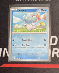 Cubchoo [Reverse Holo] 53/197 Pokemon TGC Obsidian Flames - Image 1