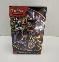 Pokemon TCG: Mega Evolution Pitch Black Booster Bundle New/Sealed In Hand - Image 1