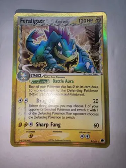 Feraligatr Delta Species 2/101 Dragon Frontiers Holo Pokemon TCG NM - Image 1