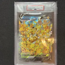 PSA 9 Pikachu V-Union Pokemon Jumbo Card Promo Vintage Nintendo English 2021 - Image 1